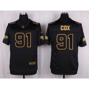Eagles #91 Fletcher Cox Black Men's Stitched NFL Elite Pro Line Gold Collection Jersey Eagles #91 Fletcher Cox Black Men's Stitched NFL Elite Pro Line Gold Collection Jersey
