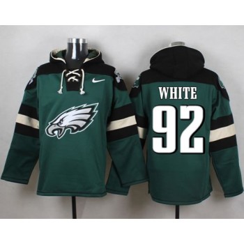 Eagles #92 Reggie White Midnight Green Player Pullover NFL Hoodie Eagles #92 Reggie White Midnight Green Player Pullover NFL Hoodie
