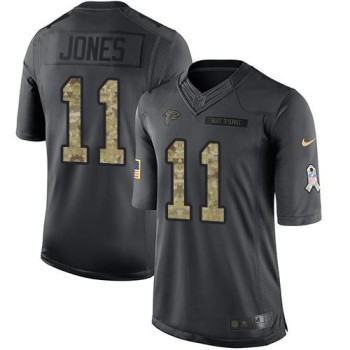 Falcons #11 Julio Jones Black Youth Stitched NFL Limited 2016 Salute to Service Jersey Falcons #11 Julio Jones Black Youth Stitched NFL Limited 2016 Salute to Service Jersey