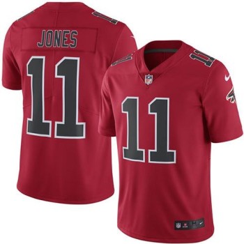 Falcons #11 Julio Jones Red Youth Stitched NFL Limited Rush Jersey Falcons #11 Julio Jones Red Youth Stitched NFL Limited Rush Jersey