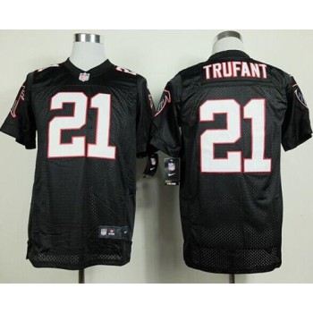 Falcons #21 Desmond Trufant Black Alternate Men's Stitched NFL Elite Jersey Falcons #21 Desmond Trufant Black Alternate Men's Stitched NFL Elite Jersey