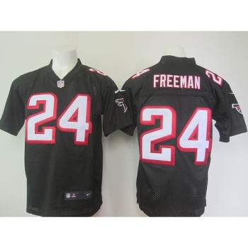 Falcons #24 Devonta Freeman Black Alternate Men's Stitched NFL Elite Jersey Falcons #24 Devonta Freeman Black Alternate Men's Stitched NFL Elite Jersey