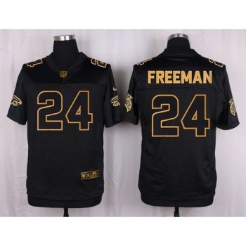 Falcons #24 Devonta Freeman Black Men's Stitched NFL Elite Pro Line Gold Collection Jersey Falcons #24 Devonta Freeman Black Men's Stitched NFL Elite Pro Line Gold Collection Jersey