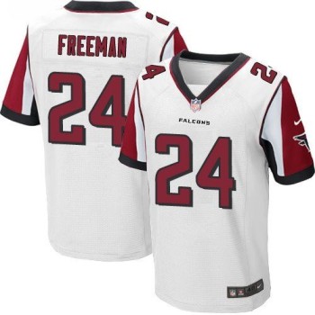 Falcons #24 Devonta Freeman White Men's Stitched NFL Elite Jersey Falcons #24 Devonta Freeman White Men's Stitched NFL Elite Jersey