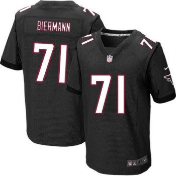 Falcons #71 Kroy Biermann Black Alternate Men's Stitched NFL Elite Jersey Falcons #71 Kroy Biermann Black Alternate Men's Stitched NFL Elite Jersey