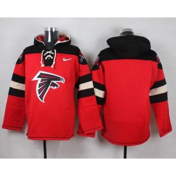 Falcons Blank Red Player Pullover NFL Hoodie Falcons Blank Red Player Pullover NFL Hoodie