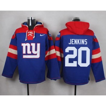 Giants #20 Janoris Jenkins Royal Blue Player Pullover NFL Hoodie Giants #20 Janoris Jenkins Royal Blue Player Pullover NFL Hoodie