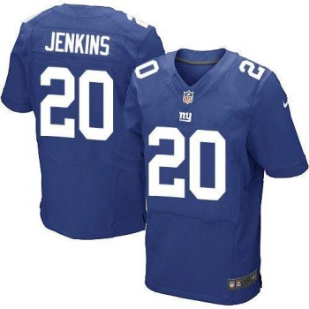 Giants #20 Janoris Jenkins Royal Blue Team Color Men's Stitched NFL Elite Jersey