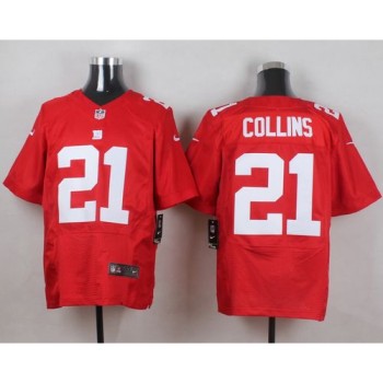 Giants #21 Landon Collins Red Alternate Men's Stitched NFL Elite Jersey
