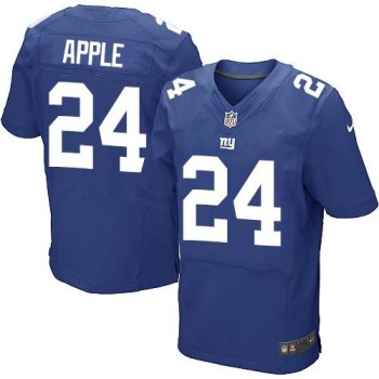 Giants #24 Eli Apple Royal Blue Team Color Men's Stitched NFL Elite Jersey