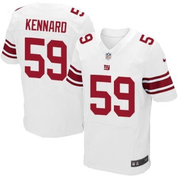Giants #59 Devon Kennard White Men's Stitched NFL Elite Jersey