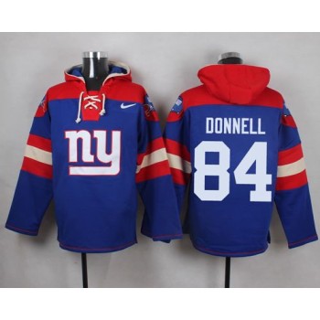 Giants #84 Larry Donnell Royal Blue Player Pullover NFL Hoodie Giants #84 Larry Donnell Royal Blue Player Pullover NFL Hoodie