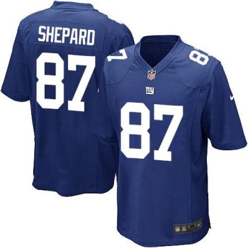 Giants #87 Sterling Shepard Royal Blue Team Color Youth Stitched NFL Elite Jersey