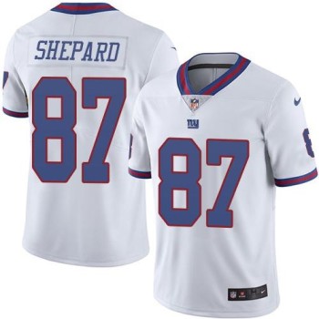 Giants #87 Sterling Shepard White Youth Stitched NFL Limited Rush Jersey Giants #87 Sterling Shepard White Youth Stitched NFL Limited Rush Jersey