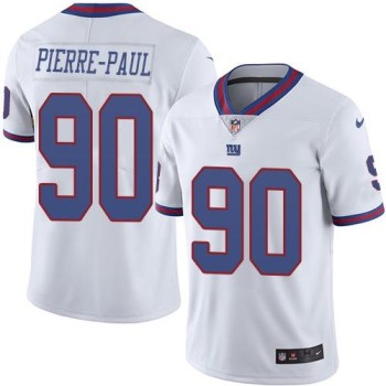 Giants #90 Jason Pierre-Paul White Youth Stitched NFL Limited Rush Jersey Giants #90 Jason Pierre-Paul White Youth Stitched NFL Limited Rush Jersey