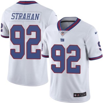 Giants #92 Michael Strahan White Youth Stitched NFL Limited Rush Jersey Giants #92 Michael Strahan White Youth Stitched NFL Limited Rush Jersey