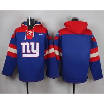 Giants Blank Royal Blue Player Pullover NFL Hoodie Giants Blank Royal Blue Player Pullover NFL Hoodie