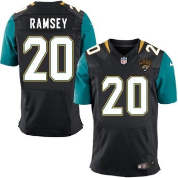 Jaguars #20 Jalen Ramsey Black Alternate Men's Stitched NFL Elite Jersey Jaguars #20 Jalen Ramsey Black Alternate Men's Stitched NFL Elite Jersey