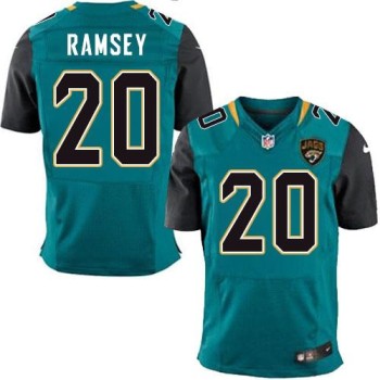 Jaguars #20 Jalen Ramsey Teal Green Team Color Men's Stitched NFL Elite Jersey Jaguars #20 Jalen Ramsey Teal Green Team Color Men's Stitched NFL Elite Jersey
