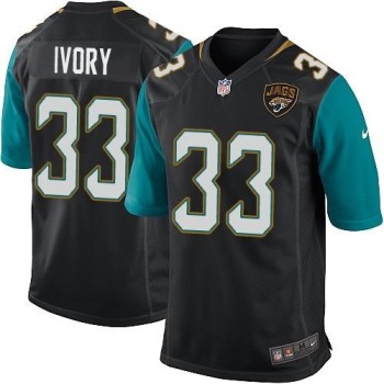 Jaguars #33 Chris Ivory Black Alternate Youth Stitched NFL Elite Jersey Jaguars #33 Chris Ivory Black Alternate Youth Stitched NFL Elite Jersey