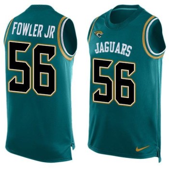 Jaguars #56 Dante Fowler Jr Teal Green Team Color Men's Stitched NFL Limited Tank Top Jersey