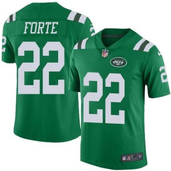 Jets #22 Matt Forte Green Men's Stitched NFL Elite Rush Jersey Jets #22 Matt Forte Green Men's Stitched NFL Elite Rush Jersey