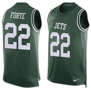 Jets #22 Matt Forte Green Team Color Men's Stitched NFL Limited Tank Top Jersey Jets #22 Matt Forte Green Team Color Men's Stitched NFL Limited Tank Top Jersey