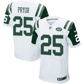 Jets #25 Calvin Pryor White Men's Stitched NFL Elite Jersey Jets #25 Calvin Pryor White Men's Stitched NFL Elite Jersey