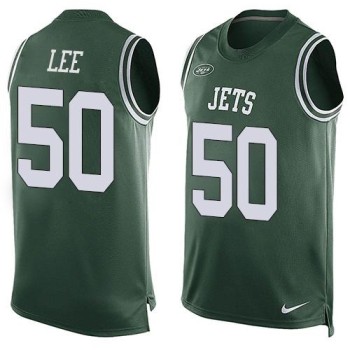 Jets #50 Darron Lee Green Team Color Men's Stitched NFL Limited Tank Top Jersey Jets #50 Darron Lee Green Team Color Men's Stitched NFL Limited Tank Top Jersey