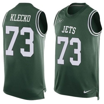 Jets #73 Joe Klecko Green Team Color Men's Stitched NFL Limited Tank Top Jersey Jets #73 Joe Klecko Green Team Color Men's Stitched NFL Limited Tank Top Jersey