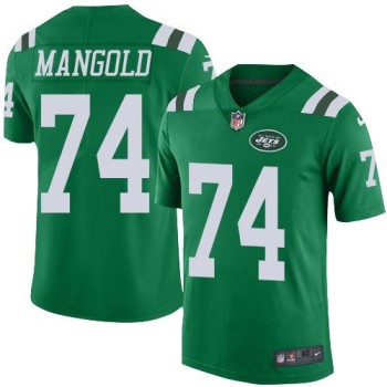 Jets #74 Nick Mangold Green Men's Stitched NFL Elite Rush Jersey Jets #74 Nick Mangold Green Men's Stitched NFL Elite Rush Jersey
