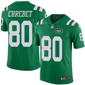 Jets #80 Wayne Chrebet Green Men's Stitched NFL Elite Rush Jersey Jets #80 Wayne Chrebet Green Men's Stitched NFL Elite Rush Jersey