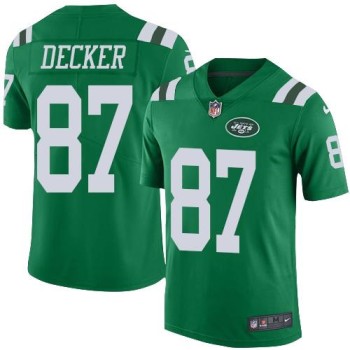 Jets #87 Eric Decker Green Youth Stitched NFL Elite Rush Jersey Jets #87 Eric Decker Green Youth Stitched NFL Elite Rush Jersey