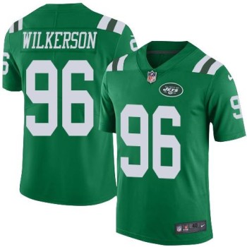Jets #96 Muhammad Wilkerson Green Men's Stitched NFL Elite Rush Jersey Jets #96 Muhammad Wilkerson Green Men's Stitched NFL Elite Rush Jersey
