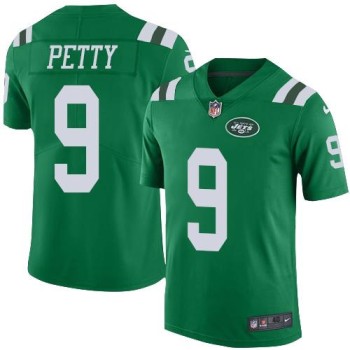 Jets #9 Bryce Petty Green Men's Stitched NFL Elite Rush Jersey Jets #9 Bryce Petty Green Men's Stitched NFL Elite Rush Jersey