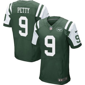 Jets #9 Bryce Petty Green Team Color Men's Stitched NFL Elite Jersey Jets #9 Bryce Petty Green Team Color Men's Stitched NFL Elite Jersey