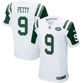 Jets #9 Bryce Petty White Men's Stitched NFL Elite Jersey Jets #9 Bryce Petty White Men's Stitched NFL Elite Jersey