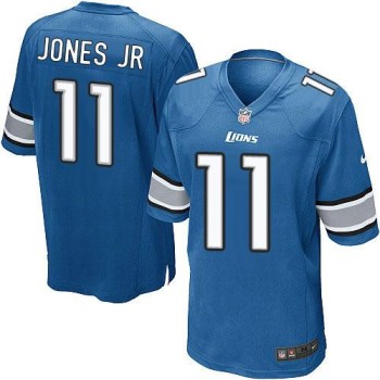 Lions #11 Marvin Jones Jr Light Blue Team Color Youth Stitched NFL Elite Jersey