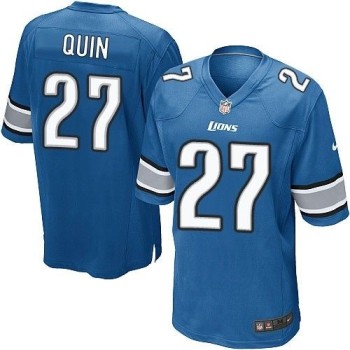 Lions #27 Glover Quin Light Blue Team Color Youth Stitched NFL Elite Jersey