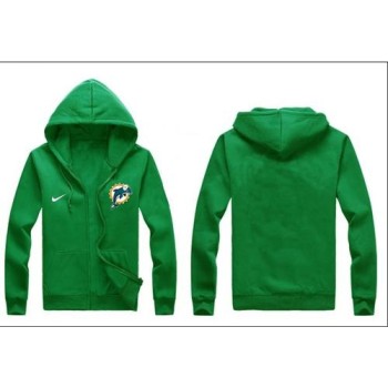 Miami Dolphins Authentic Logo Hoodie Green Miami Dolphins Authentic Logo Hoodie Green