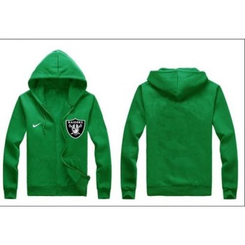 Oakland Raiders Authentic Logo Hoodie Green Oakland Raiders Authentic Logo Hoodie Green