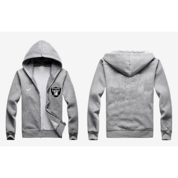 Oakland Raiders Authentic Logo Hoodie Grey Oakland Raiders Authentic Logo Hoodie Grey