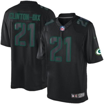 Packers #21 Ha Ha Clinton-Dix Black Men's Stitched NFL Impact Limited Jersey Packers #21 Ha Ha Clinton-Dix Black Men's Stitched NFL Impact Limited Jersey