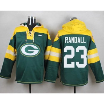Packers #23 Damarious Randall Green Player Pullover NFL Hoodie Packers #23 Damarious Randall Green Player Pullover NFL Hoodie
