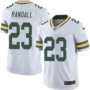 Packers #23 Damarious Randall White Men's Stitched NFL Limited Rush Jersey