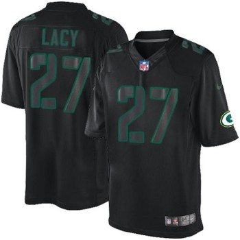Packers #27 Eddie Lacy Black Men's Stitched NFL Impact Limited Jersey Packers #27 Eddie Lacy Black Men's Stitched NFL Impact Limited Jersey