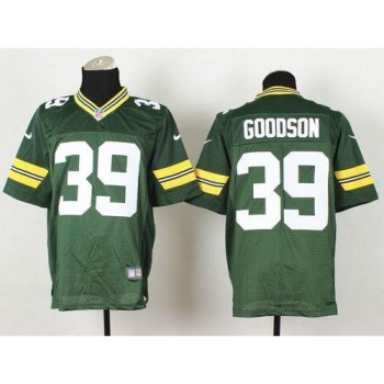 Packers #39 Demetri Goodson Green Team Color Men's Stitched NFL Elite Jersey Packers #39 Demetri Goodson Green Team Color Men's Stitched NFL Elite Jersey