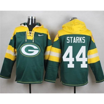 Packers #44 James Starks Green Player Pullover NFL Hoodie Packers #44 James Starks Green Player Pullover NFL Hoodie
