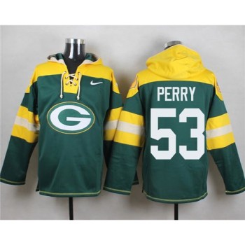 Packers #53 Nick Perry Green Player Pullover NFL Hoodie Packers #53 Nick Perry Green Player Pullover NFL Hoodie
