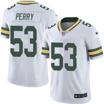 Packers #53 Nick Perry White Youth Stitched NFL Limited Rush Jersey